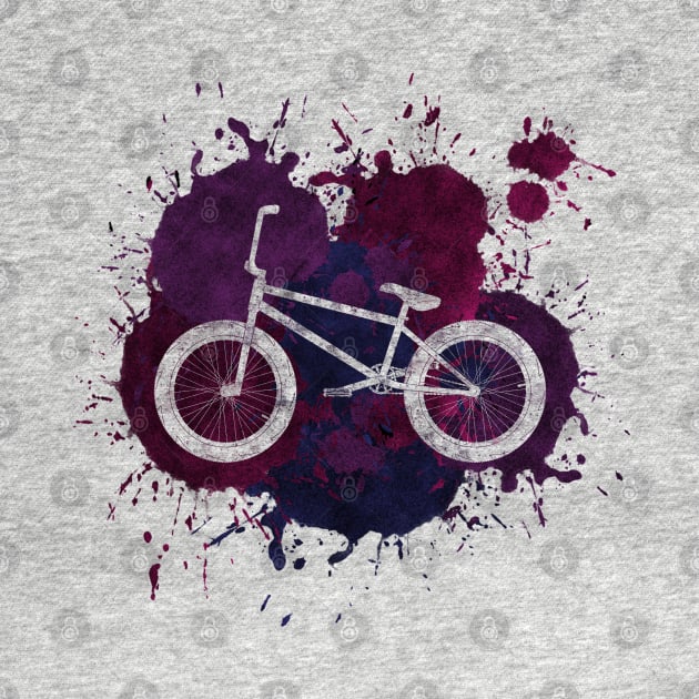 BMX Bike Paint Splatters by TheWanderingFools